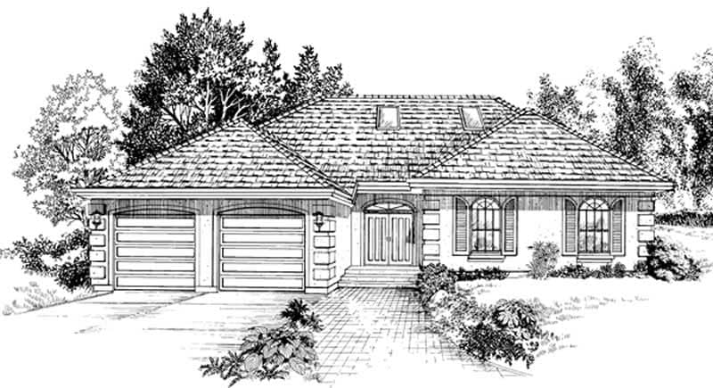Main image for house plan # 7121