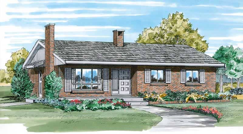 Main image for house plan # 7042