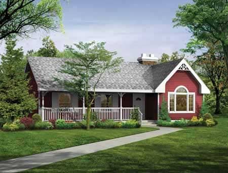 Main image for house plan # 7056