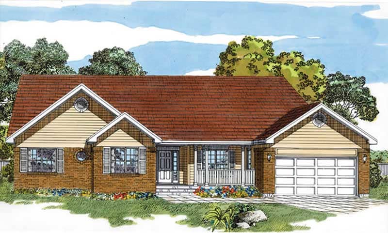 Main image for house plan # 7168
