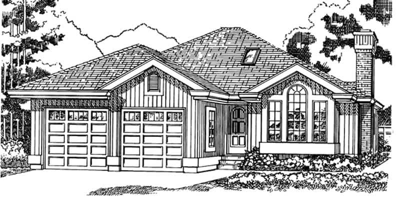 Main image for house plan # 7226