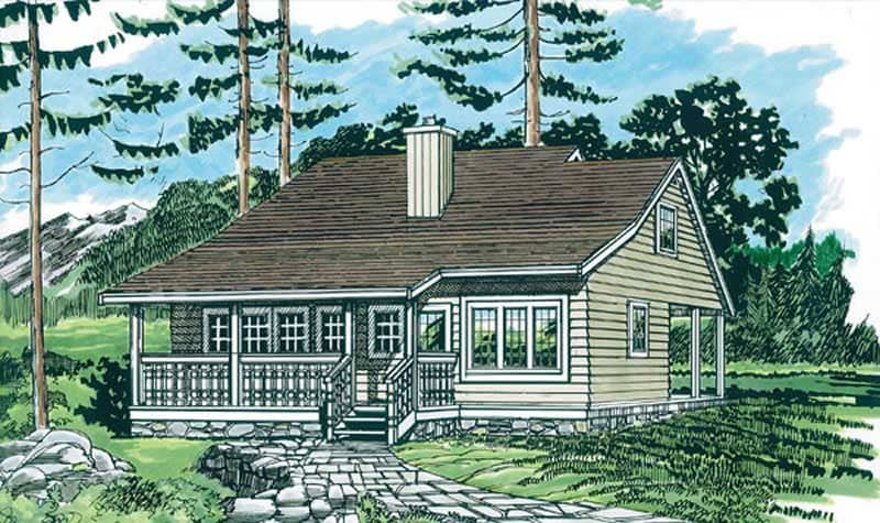 Main image for house plan # 7276