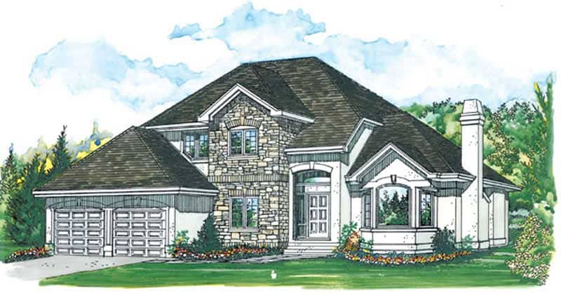 European home (ThePlanCollection: Plan #167-1476)