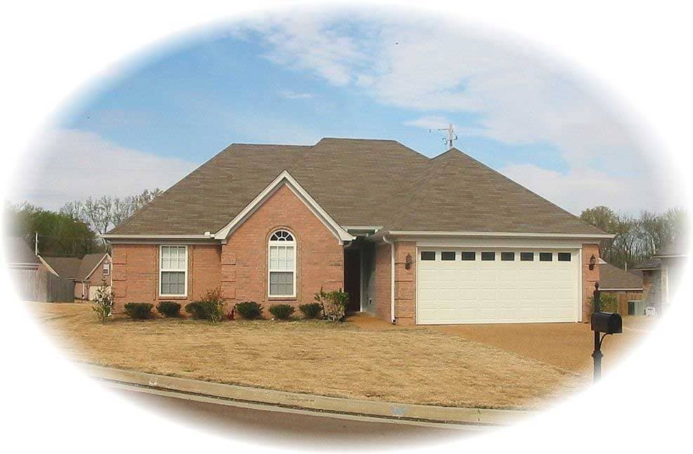 Front view of Small House Plans home (ThePlanCollection: House Plan #170-1320)