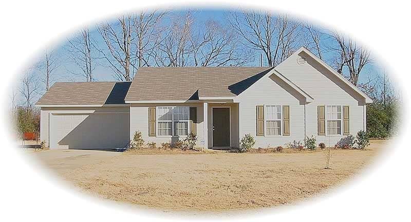 Front view of Traditional home (ThePlanCollection: House Plan #170-2291)