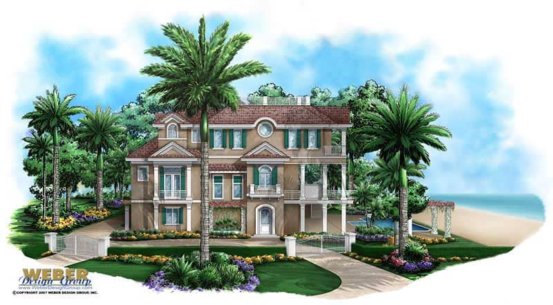 Color Rendering of this house plans
