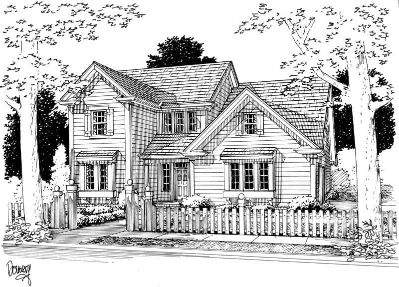 Main image for house plan # 5400