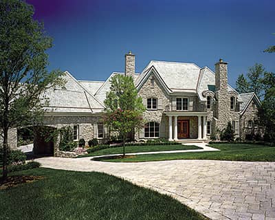 Photo of European Mediterreanean luxury home (ThePlanCollection: House Plan #180-1031)
