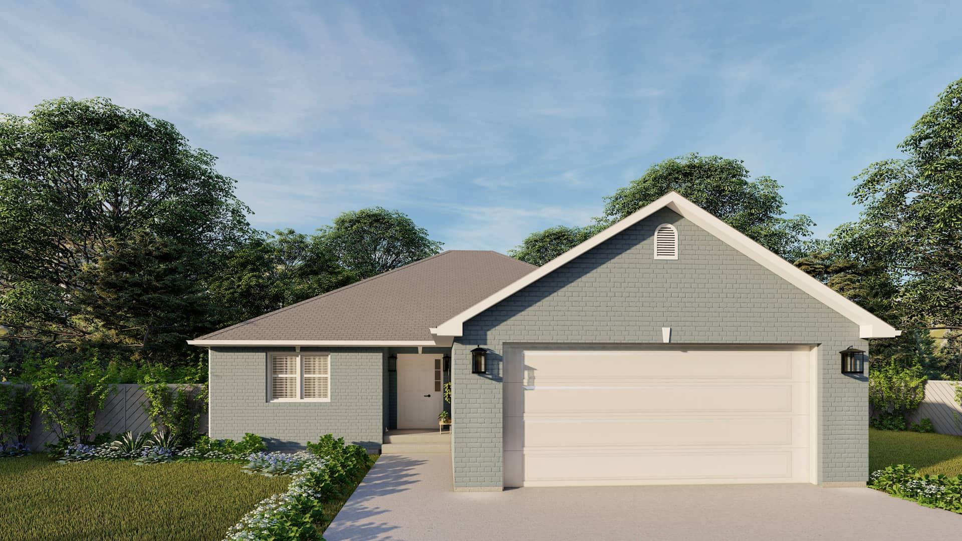 Front elevation of Traditional home (ThePlanCollection: House Plan #187-1194)