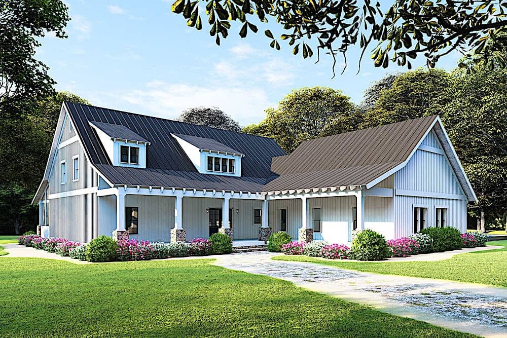 Ranch home (ThePlanCollection: Plan #193-1093)