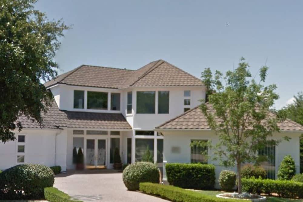 Front elevation of Mediterranean home (ThePlanCollection: House Plan #195-1189)