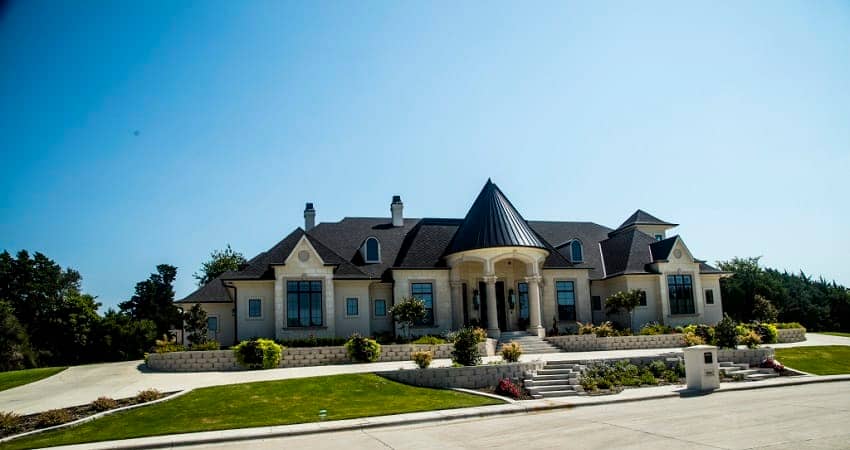 European chateau house design (ThePlanCollection: Plan #195-1301)