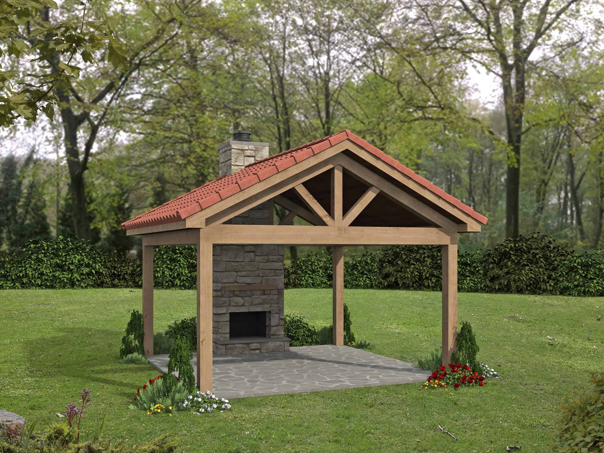 Front elevation of Garage home (ThePlanCollection: House Plan #196-1874)