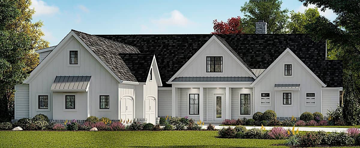 Cottage home (ThePlanCollection: Plan #198-1139)