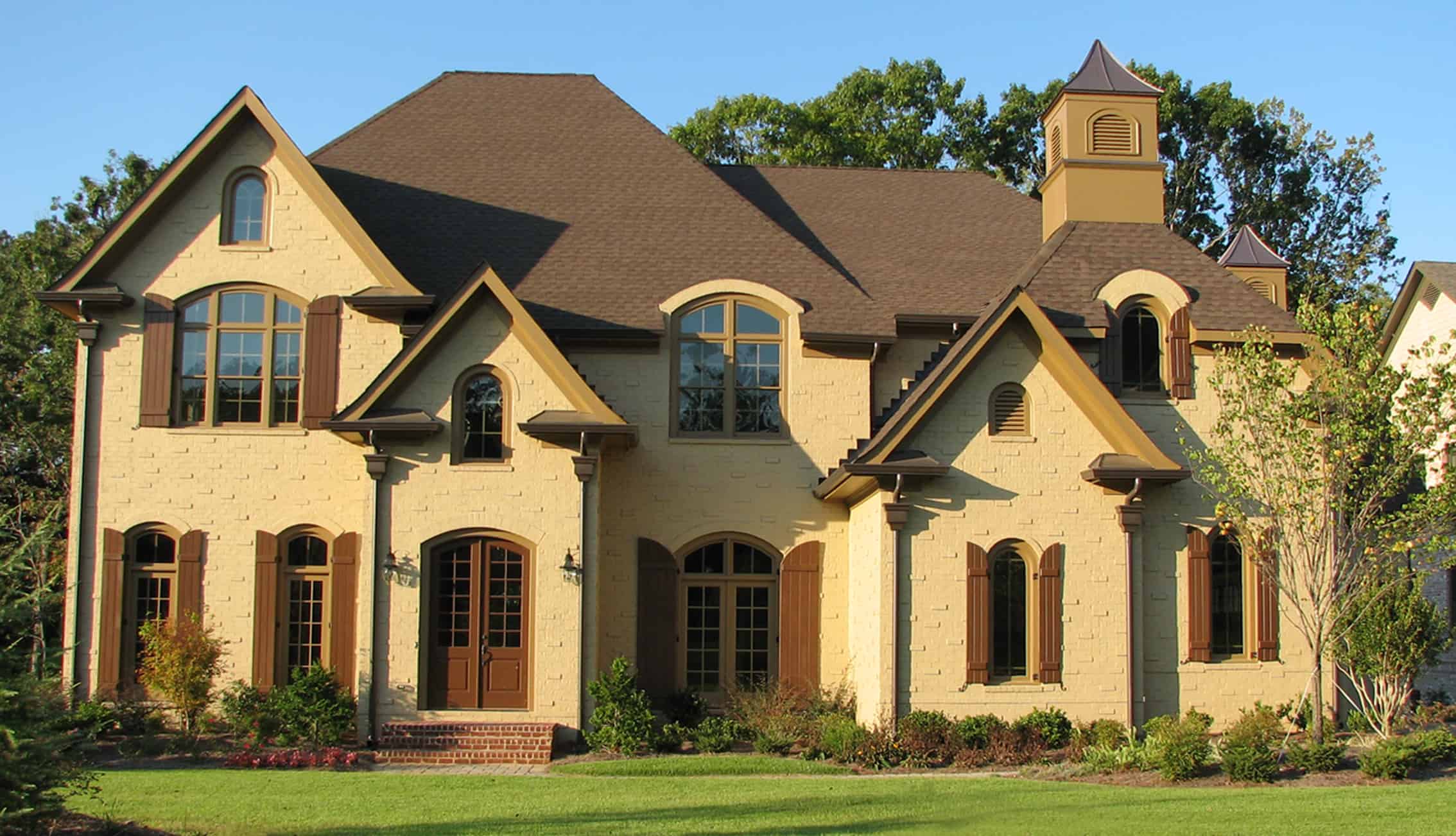 European style home (ThePlanCollection: Plan #198-1145)