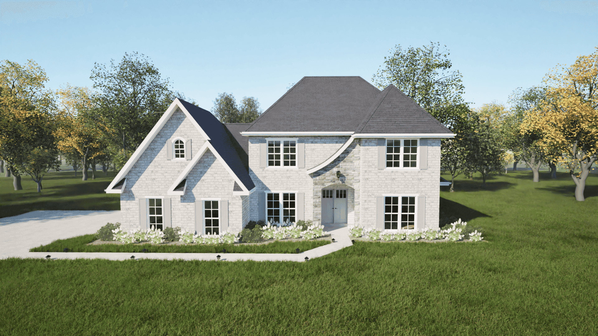 European home (ThePlanCollection: Plan #203-1039)