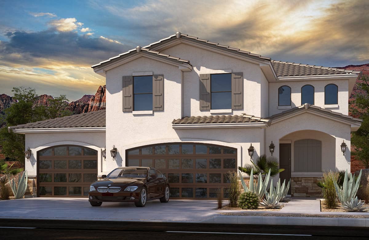 Mediterranean home (ThePlanCollection: Plan #208-1009)