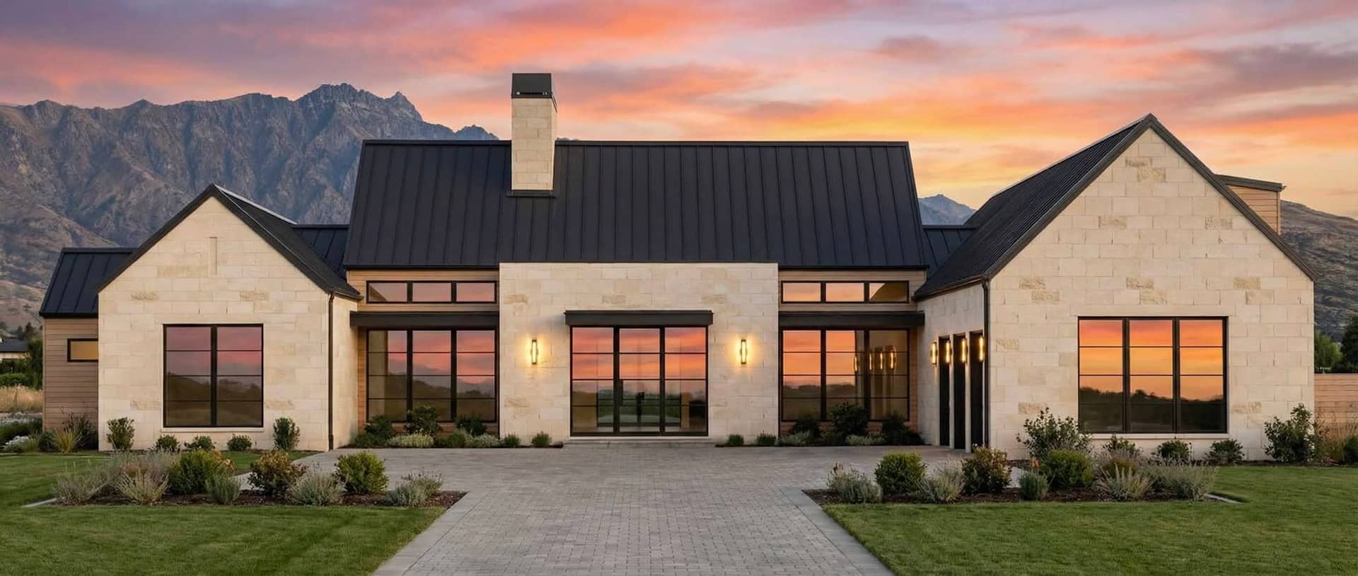 Front elevation of Southern home (ThePlanCollection: House Plan #220-1029)