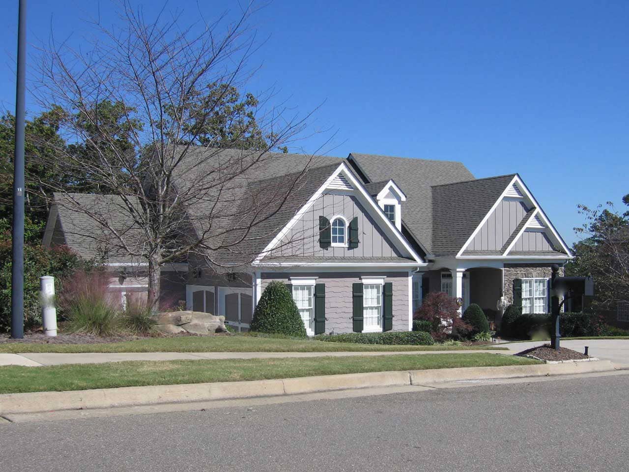 This is a color photo for these Traditional House Plans.