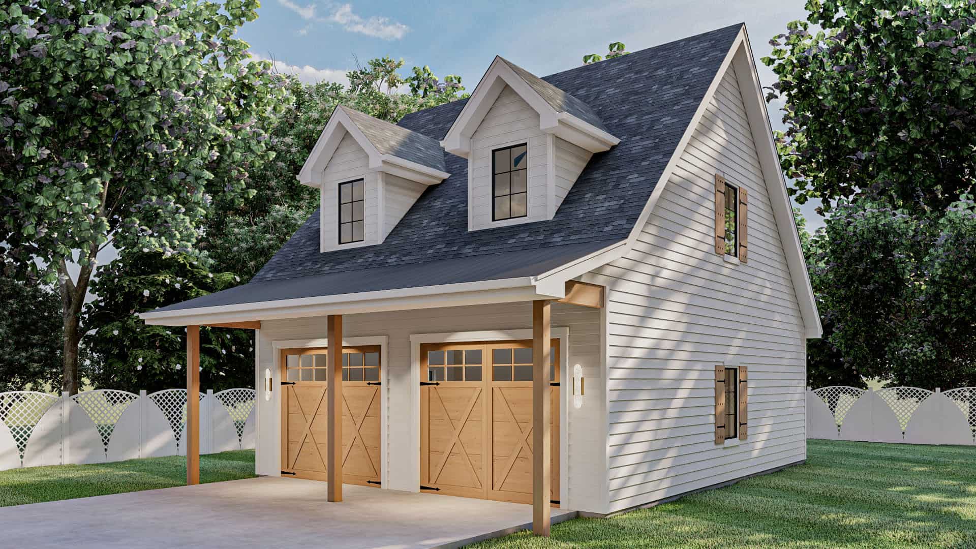Home Plan Right Elevation