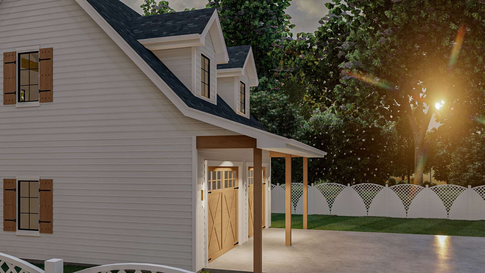 Home Plan Left Elevation