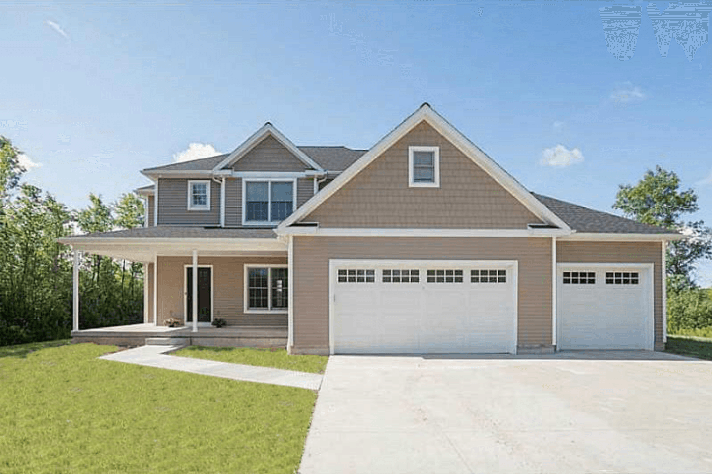 4-Bedroom, 2580 Sq Ft Country Home Plan - 100-1159 - Main Exterior