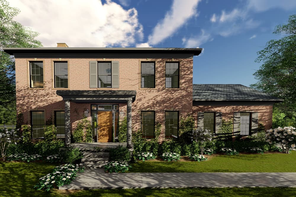 3-Bedroom, 2235 Sq Ft Colonial House Plan - 100-1271 - Front Exterior