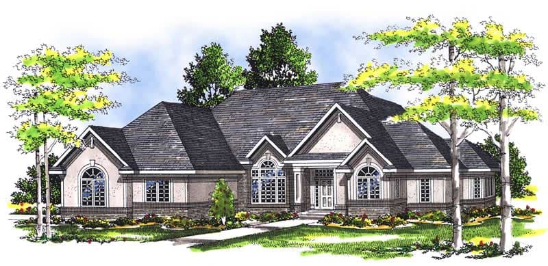 3-Bedroom, 2439 Sq Ft Craftsman Home Plan - 101-1139 - Main Exterior