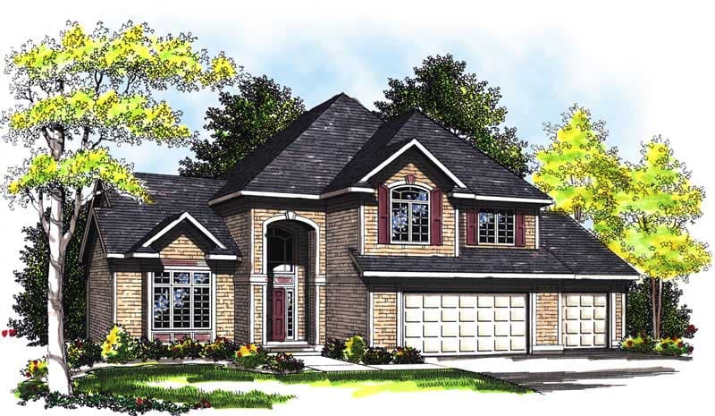 4-Bedroom, 2657 Sq Ft Craftsman House Plan - 101-1239 - Front Exterior