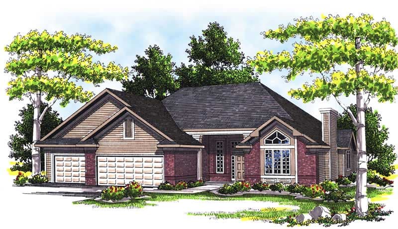 3-Bedroom, 1892 Sq Ft Craftsman House Plan - 101-1539 - Front Exterior