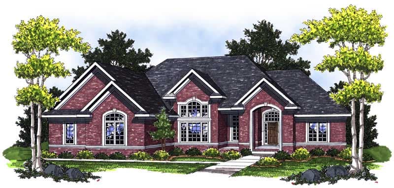 3-Bedroom, 2306 Sq Ft Craftsman Home Plan - 101-1664 - Main Exterior