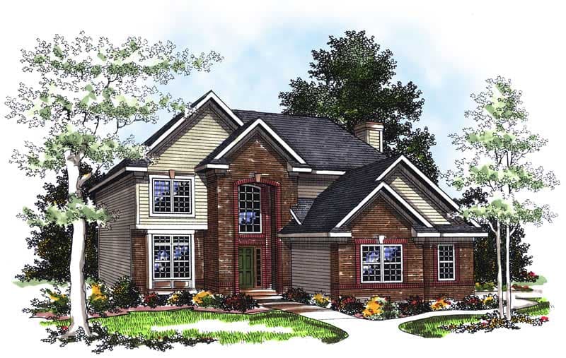 4-Bedroom, 2316 Sq Ft Craftsman House Plan - 101-1844 - Front Exterior