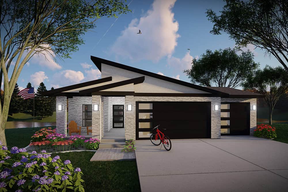 Modern Floor Plan - 4 Bedrms, 3 Baths - 2307 Sq Ft - #101-2060