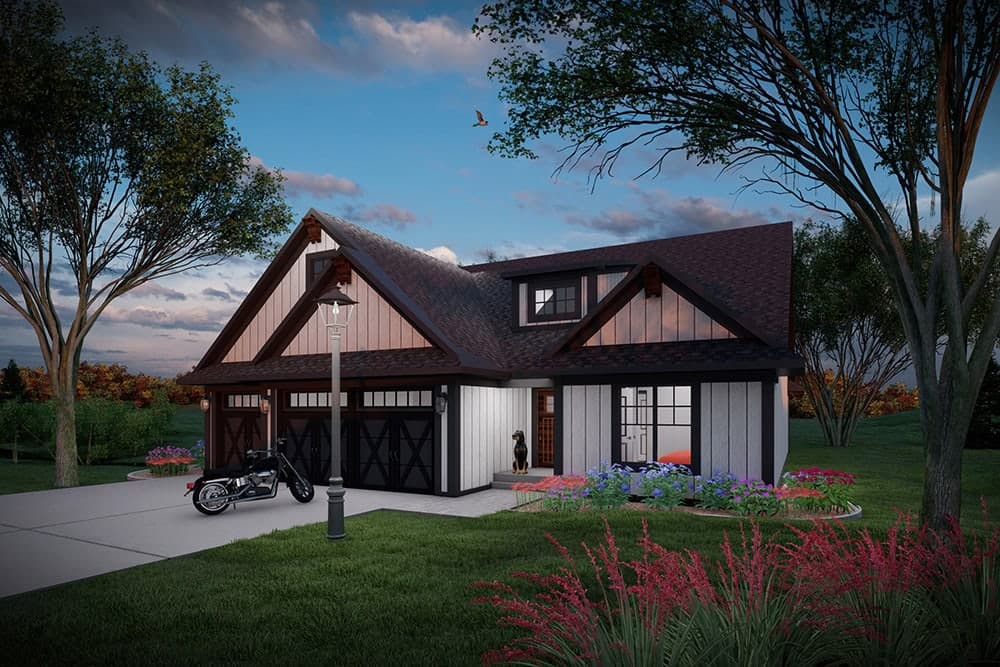 Ranch House Plan - 2 Bedrms, 2 Baths - 1485 Sq Ft - #101-2075