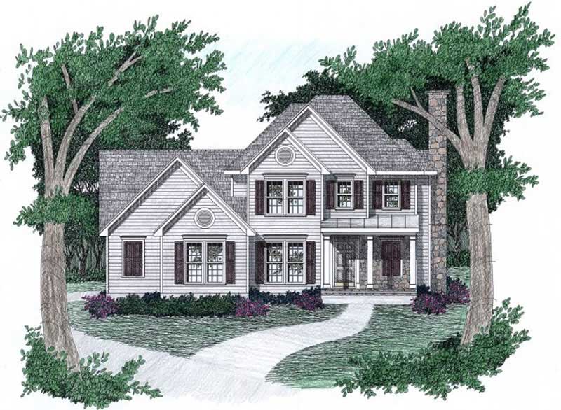 3-Bedroom, 1696 Sq Ft Southern Home Plan - 102-1027 - Main Exterior
