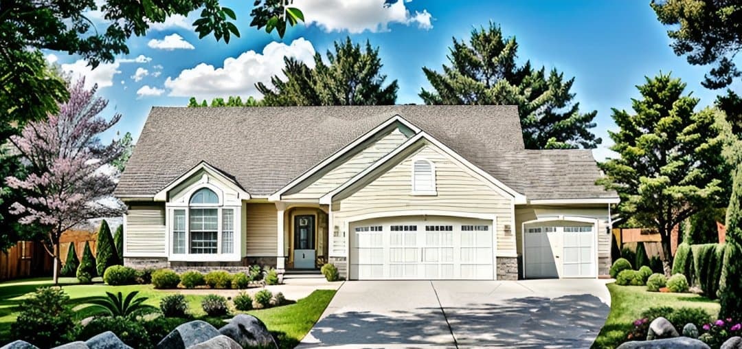 3-Bedroom, 1424 Sq Ft Ranch House Plan - 103-1010 - Front Exterior