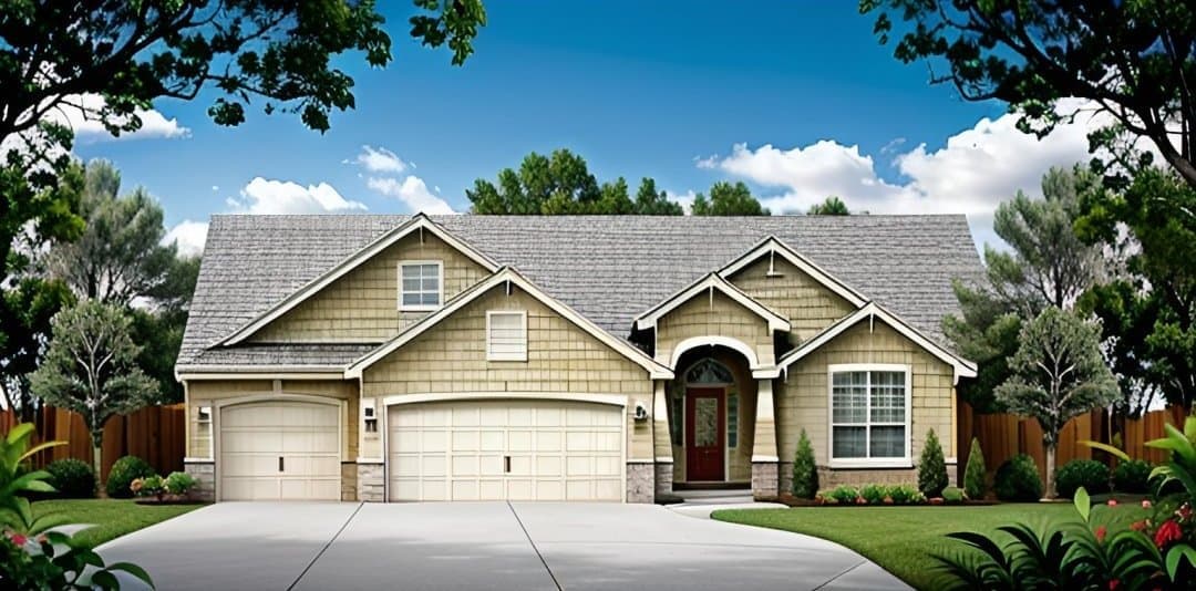 2-Bedroom, 1489 Sq Ft Traditional House - Plan #103-1147 - Front Exterior