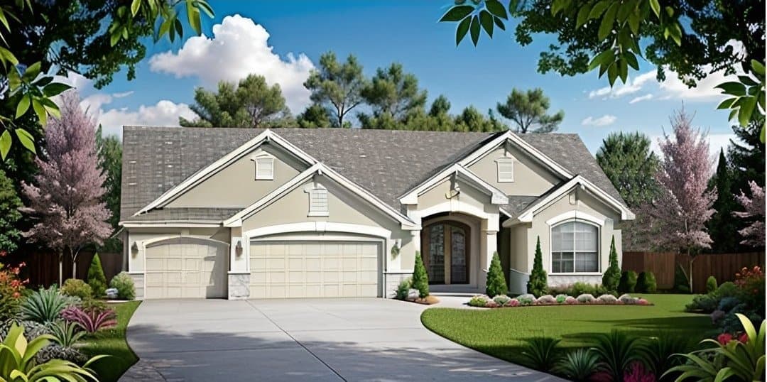 3-Bedroom, 2051 Sq Ft Traditional Home - Plan #103-1163 - Main Exterior