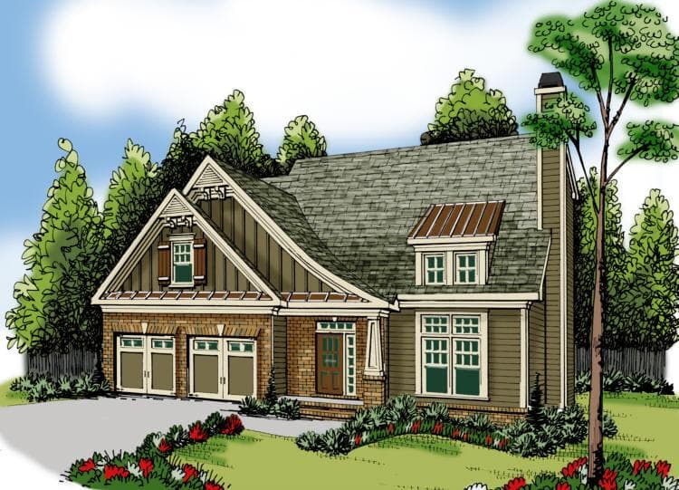 Home Plan Rendering