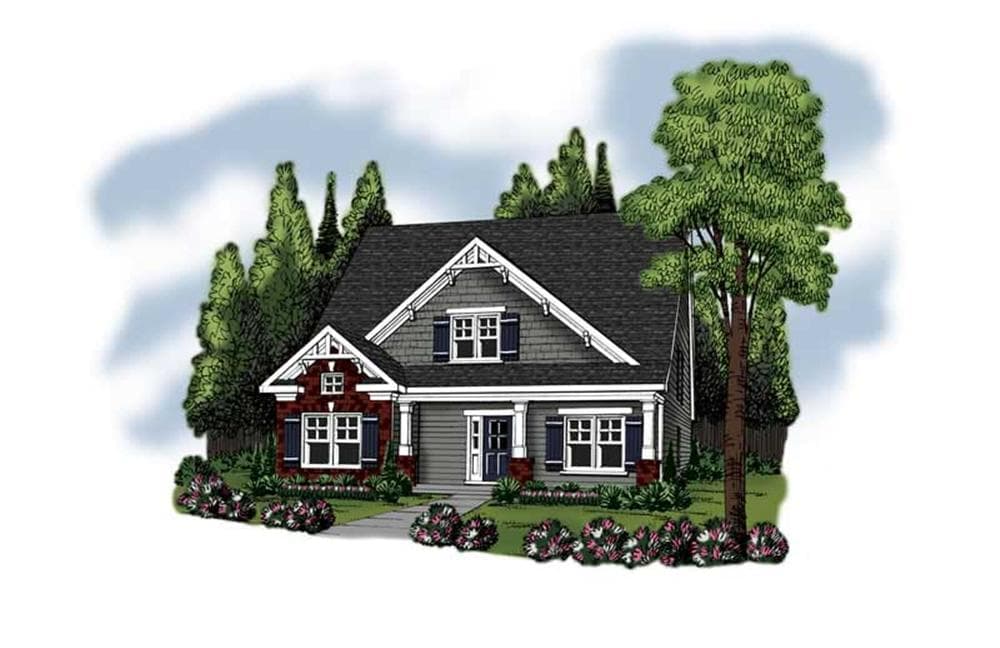 Home Plan Rendering