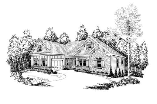 Home Plan Rendering