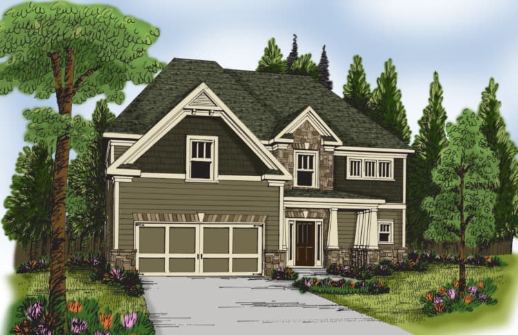 Home Plan Rendering