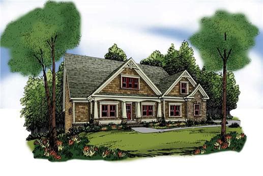 Home Plan Rendering