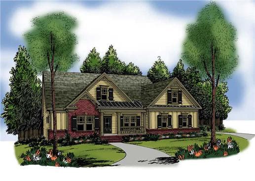 Home Plan Rendering