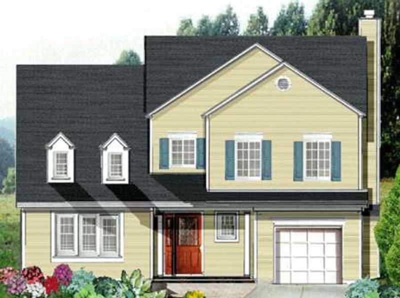 4-Bedroom, 2380 Sq Ft Country Home Plan - 105-1082 - Main Exterior