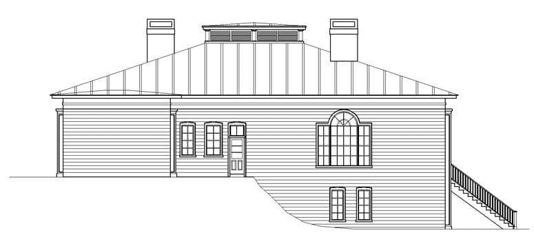 Home Plan Left Elevation