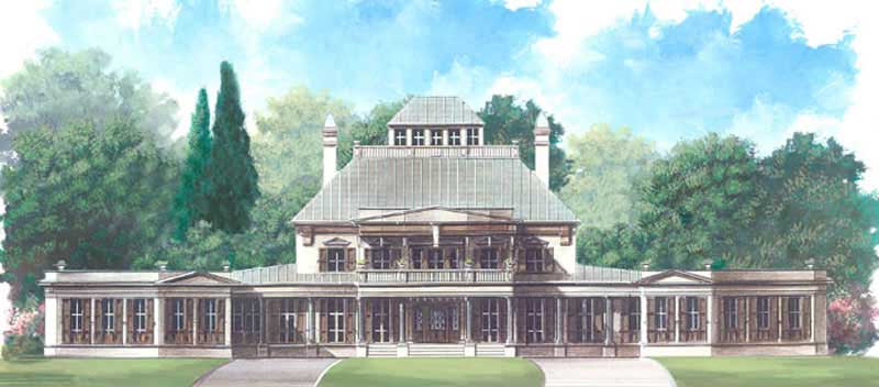 4-Bedroom, 8397 Sq Ft European Home Plan - 106-1056 - Main Exterior