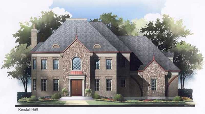 4-Bedroom, 2996 Sq Ft European Home Plan - 106-1099 - Main Exterior
