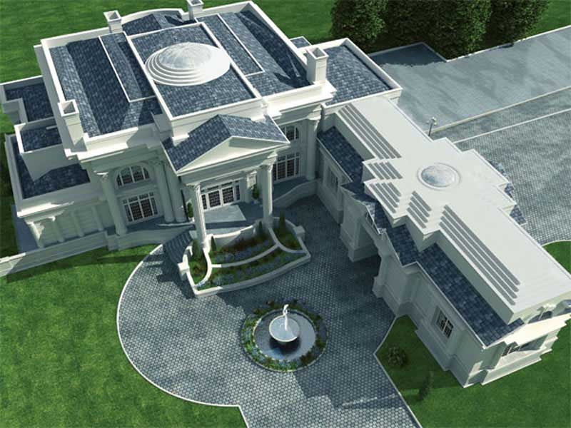 TOP VIEW OF BREAKERS HOME PLAN