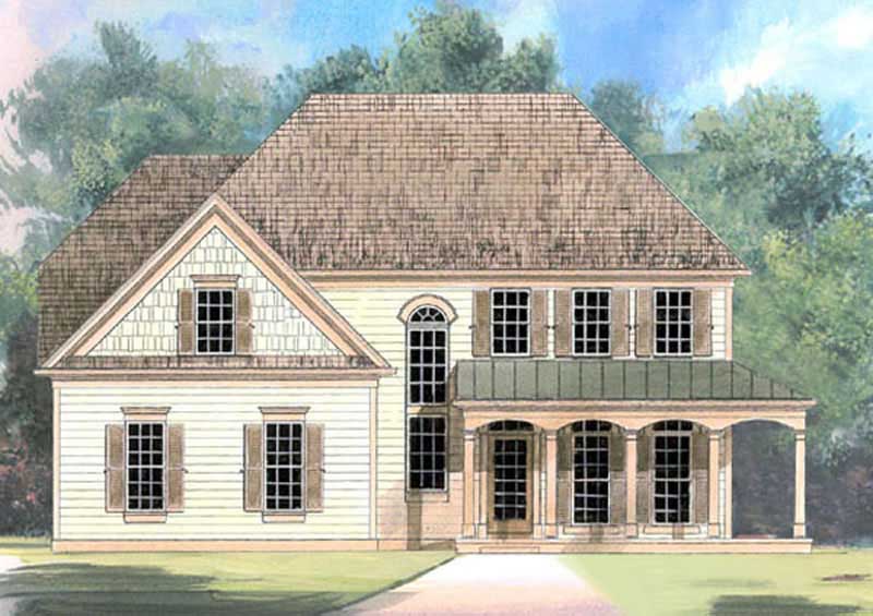 3-Bedroom, 1653 Sq Ft European Home Plan - 106-1220 - Main Exterior